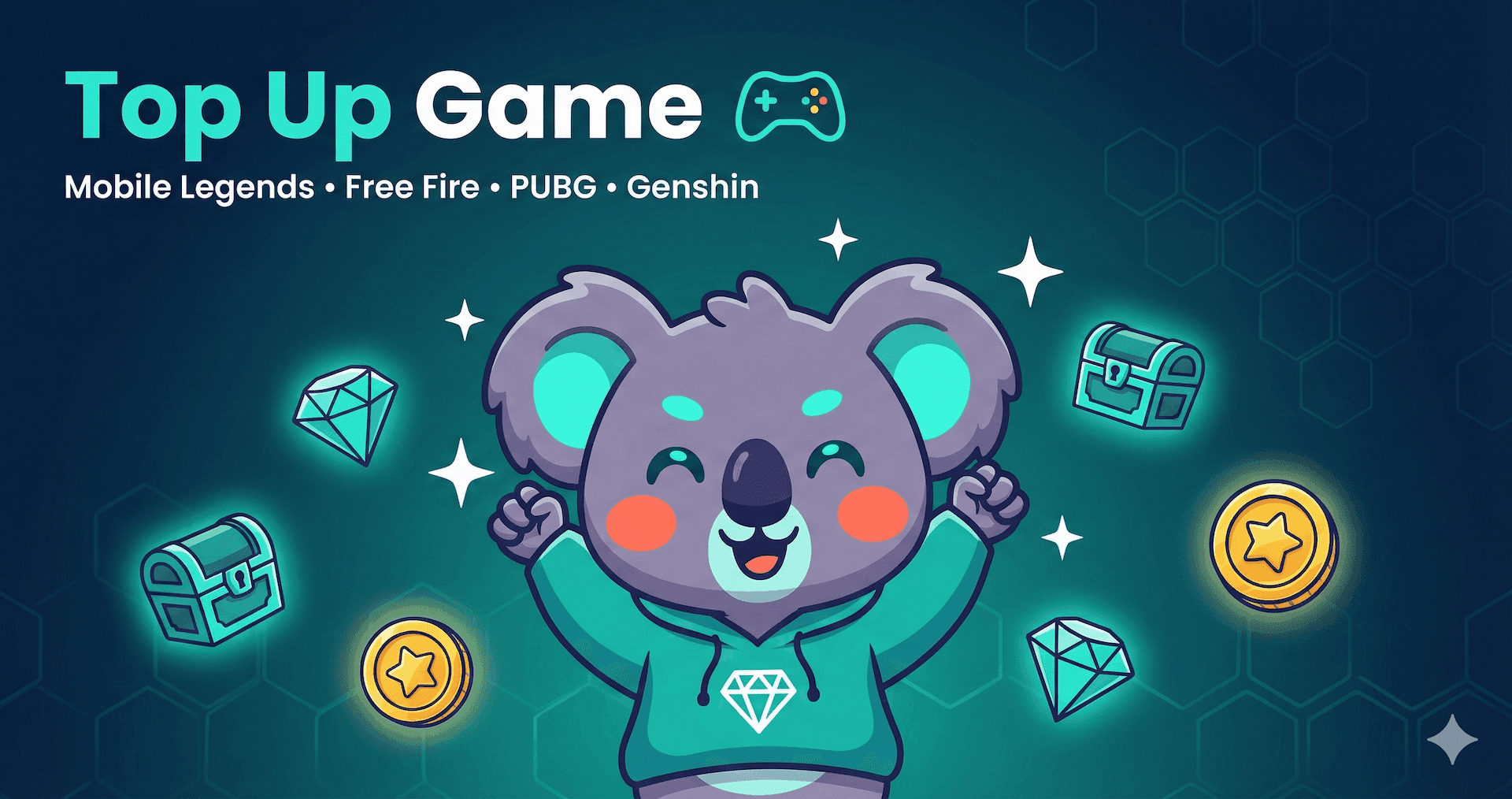 Top Up Game - Mobile Legends, Free Fire, PUBG, Genshin Impact